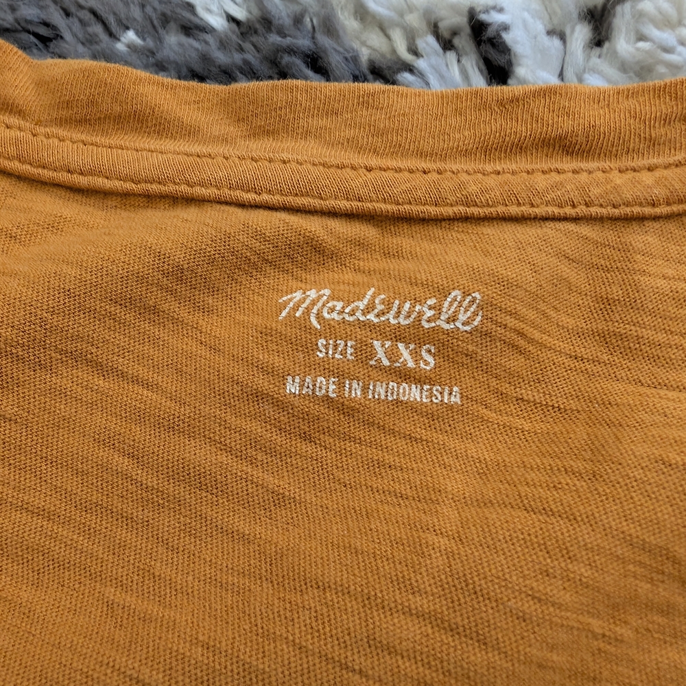 Women's Brown V-Neck Top